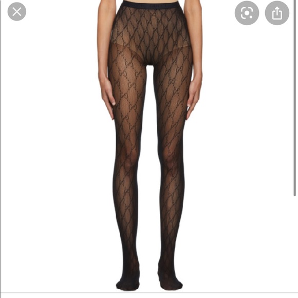 black gg tights gucci